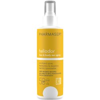Pharmasept Heliodor Face & Body Sun Spray Spf50, 165g - Αντηλιακό Spray Προσώπου & Σώματος, Υψηλής Προστασίας