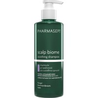 Pharmasept Scalp Biome Soothing Shampoo 400ml - Σαμπουάν Ήπιου Καθαρισμού με Καταπραϋντική Δράση για το Ευαίσθητο Τριχωτό της Κεφαλής με Αντλία