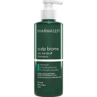 Pharmasept Scalp Biome Oily Dandruff Shampoo 400ml - Σαμπουάν με Πρεβιοτικά & Φυτικά Εκχυλίσματα Κατά της Λιπαρής Πιτυρίδας με Αντλία