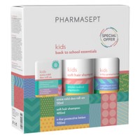 Pharmaspet Promo Kids Soft Hair Shampoo 400ml & Extra Mild Deo Roll-On 50ml & X-Lice Protective Lotion 100ml - Απαλό Παιδικό Σαμπουάν με Μαλακτικούς Παράγοντες με Αντλία & Παιδικό Απαλό Αποσμητικό με Παράγοντες Φυσικές Προέλευσης & Προληπτική Αντιφθειρική Λοσιόν Καθημερινής Χρήσης