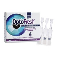 Intermed Optofresh Drops 10x0,5ml - Οφθαλμικές Σταγόνες για τον Καθαρισμό & την Ανακούφιση των Ξηρών & Ερεθισμένων Ματιών