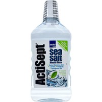 Actisept Sea Salt Mouth Rinse 500ml - Στοματικό Διάλυμα Καθημερινής Χρήσης με Θαλασσινό Αλάτι για Δροσερή Αναπνοή με Ευχάριστη Γεύση Μέντας