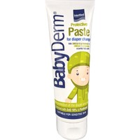 Intermed Babyderm Protective Paste for Diaper Change 125ml - Προστατευτική Πάστα Αδιαβροχοποίησης της Μηρογεννητικής Περιοχής με 10% Οξείδιο του Ψευδαργύρου Ιδανική για Αλλαγή Πάνας