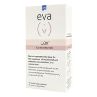 Eva Lax Constipation Υπόθετα με Αναβράζουσα Δράση για Άμεση και Φυσική Ανακούφιση της Δυσκοιλιότητας 10 Τεμάχια