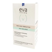 Eva Intima Maxi Size Towelettes Daily Wellness 12 Τεμάχια - Μαλακά Πανάκια Στιγμιαίου Καθαρισμού & Περιποίησης της Ευαίσθητης Περιοχής