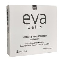 Eva Belle Peptides & Hyaluronic Acid Anti-Wrinkle Ampoules 5 amps x 2ml - Αμπούλες για την Εντατική Αντιμετώπιση των Λεπτών Γραμμών & Ρυτίδων