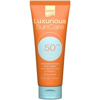 Luxurious Sun Care High Protection Face Cream Spf50, 75ml - Αντηλιακή Κρέμα Προσώπου Πολύ Υψηλής Προστασίας με Μεταξένια Υφή για Ματ Αποτέλεσμα