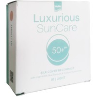 Luxurious Suncare Silk Cover BB Compact SPF50+, 12g - Light - Πούδρα Πολύ Υψηλής Αντηλιακής Προστασίας για την Κάλυψη Ατελειών & Φυσικό Ματ Αποτέλεσμα