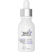 The Skin Pharmacist Restore & Renew Niacinamide 10% (Vitamin B3) + Zinc PCA 1% Serum 30ml - Ορός Προσώπου Αντιμετώπισης Ατελειών & Μείωσης Λιπαρότητας