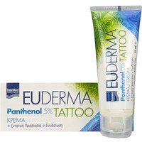 Intermed Euderma Panthenol 5% Tattoo Moisturizing Cream 75ml - Ενυδατική Κρέμα για Ανάπλαση & Προστασία Μετά το Τατουάζ ή την Αφαίρεσή του