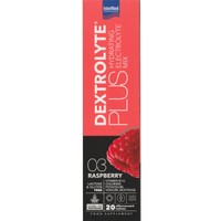 Intermed Dextrolyte Plus Hydrating Electrolyte Mix 20 Effer.tabs - 03 Raspberry - Συμπλήρωμα Διατροφής Ηλεκτρολυτών με Δεξτρόζη & Φυλλικό Οξύ για Ενυδάτωση Κατά της Κόπωσης & Πνευματική Διαύγεια με Γεύση Βατόμουρο