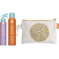 Luxurious SunCare Promo Hair Protection Spray 200ml & Antioxidant Sunscreen Invisible Spray Spf50+, 200ml & Δώρο Νεσεσέρ 1 Τεμάχιο - Αντηλιακό Σπρέι Προστασίας Μαλλιών & Αντιοξειδωτικό Διάφανο Αντηλιακό Σπρέι για Πρόσωπο & Σώμα Πολύ Υψηλής Προστασίας