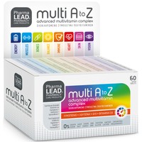 Pharmalead Multi A to Z 60tabs - Ολοκληρωμένο Σύμπλεγμα Πολυβιταμινών για τη Σωστή Λειτουργία του Οργανισμού