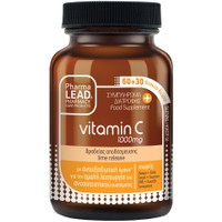 Pharmalead Vitamin C 1000mg 90tabs - Συμπλήρωμα Διατροφής με Βιταμίνη C για την Ομαλή Λειτουργία του Ανοσοποιητικού Συστήματος