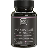 Pharmalead Black Range Hair Skin Nails Plus Keratin 30caps - Συμπλήρωμα Διατροφής με Κερατίνη για τη Θρέψη Μαλλιών, Νυχιών & Δέρματος
