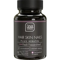 Pharmalead Black Range Hair Skin Nails Plus Keratin 30caps - Συμπλήρωμα Διατροφής με Κερατίνη, Βιταμίνες, Μέταλλα, Αμινοξέα & Εκχύλισμα Βοτάνων για την Καλή Υγεία των Νυχιών, Μαλλιών & Δέρματος