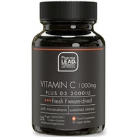 Pharmalead Black Range Vitamin C 1000mg Plus D3 2000IU 30veg.tabs - Συμπλήρωμα Διατροφής με Αντιοξειδωτική Δράση για την Ενίσχυση του Ανοσοποιητικού Συστήματος