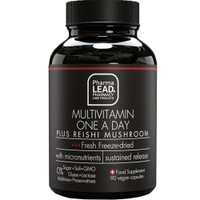 Pharmalead Black Range Multivitamin One A Day Plus Reishi Mushroom 90veg.caps - Συμπλήρωμα Διατροφής Βιταμινών, Μετάλλων, Εκχυλίσματος Βοτάνων & Μανιταριού Reishi για Ενέργεια, Τόνωση & Ενίσχυση του Οργανισμού