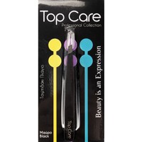 Top Care Side Tweezers 1 Τεμάχιο - Μαύρο - Τσιμπιδάκι Πλάγιο