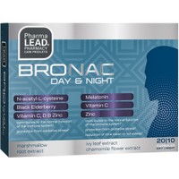 Pharmalead Bronac Day & Night 20/10caps - Συμπλήρωμα Διατροφής Βιταμινών, Μετάλλων, Μελατονίνης & Εκχυλίσματος Βοτάνων για τη Φυσιολογική Λειτουργία του Ανοσοποιητικού Συστήματος για Καλύτερο Ύπνο με Αντιοξειδωτικές Ιδιότητες