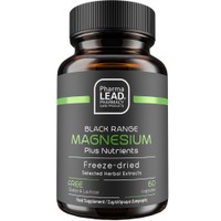 Pharmalead Black Range Magnesium 60caps - Συμπλήρωμα Διατροφής Μαγνησίου, Βιταμίνης Β6 & Εκχυλίσματος Βοτάνων για την Καλή Λειτουργία του Νευρικού Συστήματος, Μυών Κατά της Κόπωσης & Κούρασης