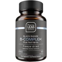 Pharmalead Black Range Vitamin B Complex 60caps - Συμπλήρωμα Διατροφής Συμπλέγματος Βιταμινών Β, Μετάλλων & Εκχυλίσματος Βοτάνων για την Καλή Υγεία του Νευρικού Συστήματος, Ενέργεια & Ορμονική Ισορροπία