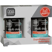 Pharmalead Promo Multi Daily 60caps (2x30caps) - Συμπλήρωμα Διατροφής Βιταμινών, Μετάλλων, Ιχνοστοιχείων & Βοτάνων για Ενέργεια, Τόνωση & Ενίσχυση του Ανοσοποιητικού