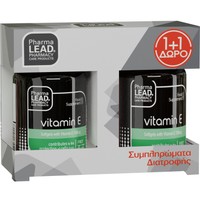 Pharmalead Promo Vitamin E 150mg 60caps (2x30caps) - Συμπλήρωμα Διατροφής με Βιταμίνη Ε για την Αντιμετώπιση του Οξειδωτικού Στρες & Ισχυρή Αντιγηραντική Δράση