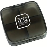 Δώρο Pharmalead 4 Compartment Pill Box Black 1 Τεμάχιο - 