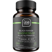Pharmalead Black Range Magnesium 120caps - Συμπλήρωμα Διατροφής Μαγνησίου, Βιταμίνης Β6 & Εκχυλίσματος Βοτάνων για την Καλή Λειτουργία του Νευρικού Συστήματος, Μυών Κατά της Κόπωσης & Κούρασης