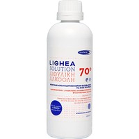 Ecofarm Lighea Solution 70°, 250ml - Βιοκτόνο Απολυμαντικό Χεριών & Επιφανειών με Αιθυλική Αλκοόλη για Όλες τις Χρήσεις
