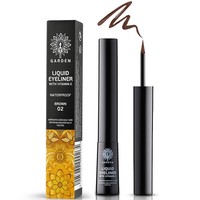 Garden Liquid Eyeliner Waterproof with Vitamin E 4ml - Brown 02 - Eyeliner σε Υγρή Μορφή με Βιταμίνη Ε