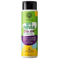 Garden Super Natural Oily Hair Shampoo 250ml - Σαμπουάν με Κισσό & Μέντα για Λιπαρά Μαλλιά, Εξισορροπεί τη Λιπαρότητα & Επανορθώνει τις Ξηρές Άκρες