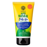 Garden Super Natural Daily Use Conditioner 150ml - Κρέμα Μαλλιών με Φυτική Κερατίνη και Μπαμπού, Κατάλληλη για Καθημερινή Χρήση και για Όλους τους Τύπους Μαλλιών