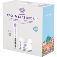 Garden Promo Eye Repair Hydrating Cream with Metallic Vibrating Roller 20ml & White Water Lilly Extract Moisturizing Cream 50ml - Κρέμα Ματιών για Ενυδάτωση & Ανάπλαση με Μεταλλικό Roller Μικροδονήσεων & Ενυδατική Κρέμα Προσώπου με Εκχύλισμα Λευκού Νούφαρου για Ομοιόμορφη Όψη & Ελαστικότητα