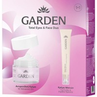 Garden Promo Anti-Wrinkle Cream with Hyaluronic Acid for Face & Eyes 50ml & Anti-Wrinkle & Repair Eye Cream 20ml - 24ωρη Αντιρυτιδική Κρέμα με Υαλουρονικό Οξύ για Πρόσωπο & Μάτια & Αντιρυτιδική Κρέμα Ματιών με Πεπτίδιο & Μεταλλικό Απλικατέρ