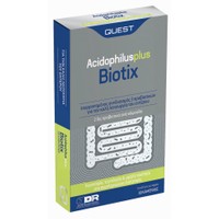 Quest Acidophilus Plus Biotix Συμπλήρωμα Διατροφής για Ρύθμιση της Λειτουργίας του Εντέρου 30s