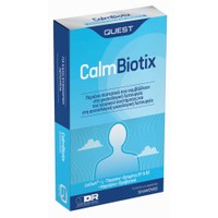 Quest Calm Biotix 30caps - Συμπλήρωμα Διατροφής που Συμβάλλει στη Φυσιολογική Λειτουργία του Νευρικού Συστήματος & στη Φυσιολογική Ψυχολογική Λειτουργία