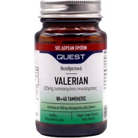 Quest Promo Valerian Root Extract 125mg, 135tabs - Συμπλήρωμα Διατροφής Εκχυλίσματος Ρίζας Βαλεριάνας για Χαλάρωση, Καταπολέμηση του Άγχους & Βελτίωση της Ποιότητας του Ύπνου