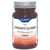 Quest Synergistic Selenium 200mg with Vitamins C & E 90tabs - Συμπλήρωμα Διατροφής με Σελήνιο για Αντιοξειδωτική Προστασία