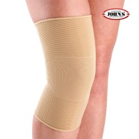 John's Knee Support Κωδ 12321, Size 3 Beige 1 Ζευγάρι - Ελαστικές Επιγονατίδες για Σωστή Στήριξη, Άνεση & Αποκατάσταση σε Μπεζ Χρώμα
