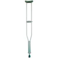 John's Underarm Aluminum Canes - Crutches Deluxe Κωδ 15022 Long Grey 1 Ζευγάρι - Πατερίτσες Αλουμινίου με Ρυθμιζόμενο Ύψος σε Χρώμα Γκρι