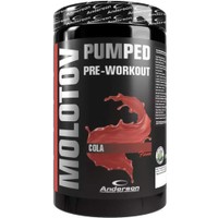 Anderson Molotov Pumped Pre-Workout 600g - Cola - Συμπλήρωμα Διατροφής Αμινοξέων Μετάλλων & Βοτάνων για Δύναμη & Ενέργεια πριν την Άσκηση με Γεύση Κόλα