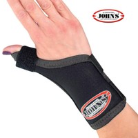 John's Wrist Support Spika 1 Τεμάχιο, Κωδ 120105 - Μαύρο - Νάρθηκας Καρπού - Δαχτύλου για τη Στήριξη του Αντίχειρα