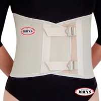 John's Lombostat Back Support h22cm XL Beige Κωδ 11300, 1 Τεμάχιο - Ζώνη Οσφύος Ασφαλείας Μεγάλου Μεγέθους σε Μπεζ Χρώμα
