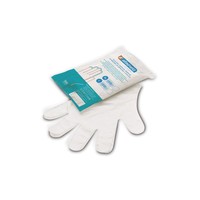 Alfa Shield Non Sterile PE Gloves 100 Τεμάχια - Medium - Γάντια Πολυαιθυλενίου Υψηλής Πυκνότητας μη Αποστειρωμένα
