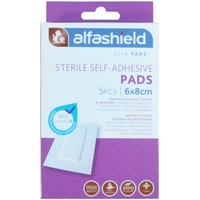 AlfaShield Sterile Self-Adhesive Pads 5 Τεμάχια - 6x8cm - Αποστειρωμένα Αυτοκόλλητα Επιθέματα