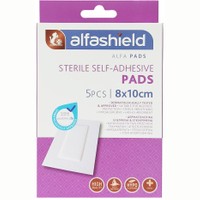AlfaShield Sterile Self-Adhesive Pads 5 Τεμάχια - 8x10cm - Αποστειρωμένα Αυτοκόλλητα Επιθέματα