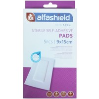 AlfaShield Sterile Self-Adhesive Pads 5 Τεμάχια - 9x15cm - Αποστειρωμένα Αυτοκόλλητα Επιθέματα