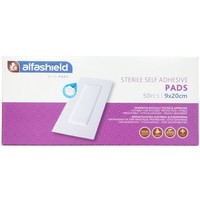 AlfaShield Sterile Self-Adhesive Pads 50 Τεμάχια - 9x20cm - Αποστειρωμένα Αυτοκόλλητα Επιθέματα